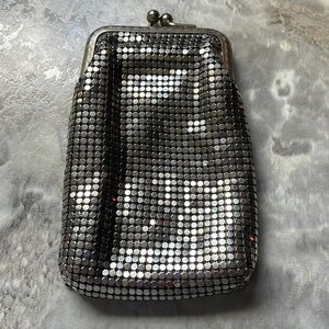 Vintage LaRegale cigarette case silver mesh